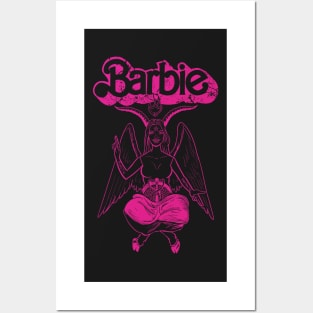 Barbie Baphomet - Pink Posters and Art